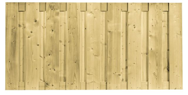 Azalp tuinscherm vurenhout recht verticaal