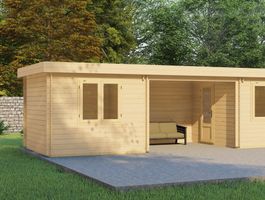 Foto von Graed Blockhaus Jumpy mit Markise