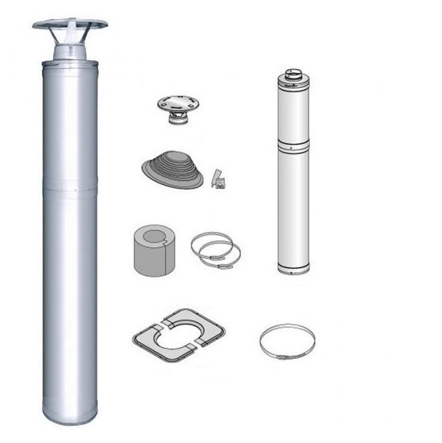 Harvia WHP1500BS RVS rookgaskanaal - Barrel