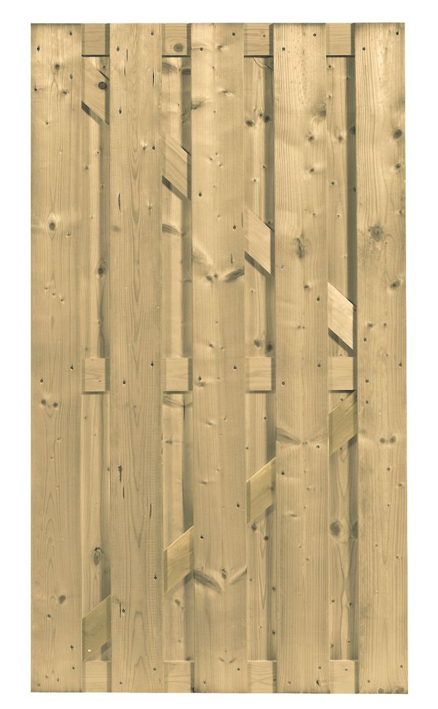 Azalp tuindeur recht verticaal 180x100 cm