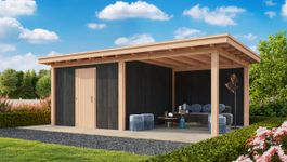 Kirk and Michaels Gartenhaus mit Terrasse Didius nero Foto von