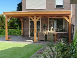 Trendhout aanbouwveranda Ancona - links Foto van Trendhout aanbouwveranda Ancona - links