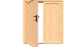 WoodAcademy Douglasie Doppeltür Holz Foto von WoodAcademy Douglasie Doppeltür Holz