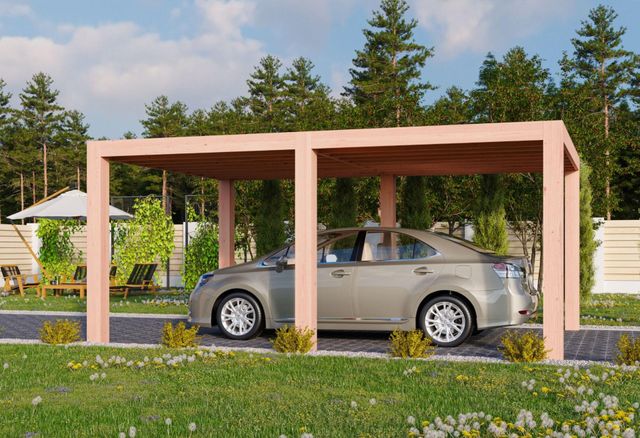WoodAcademy douglas carport Topaas Excellent