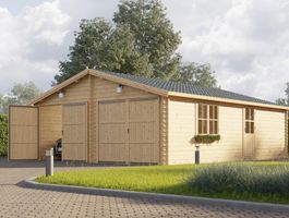 Graed Holzgarage Hangar Foto von Graed Holzgarage Hangar