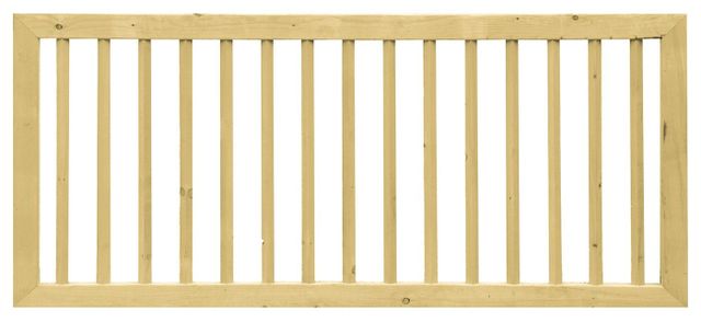 Azalp vurenhouten hek recht kader