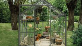 Royal Well Kate V Tuinkas Full Options groengrijs Foto van Royal Well Kate V Tuinkas Full Options groengrijs