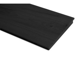 Azalp Vurenhouten Thermowood Fins Rabat Zwart Foto van Azalp Vurenhouten Thermowood Fins Rabat Zwart