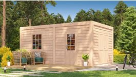 WoodAcademy Douglasien Gartenhaus Garnet Excellent Foto von WoodAcademy Douglasien Gartenhaus Garnet Excellent