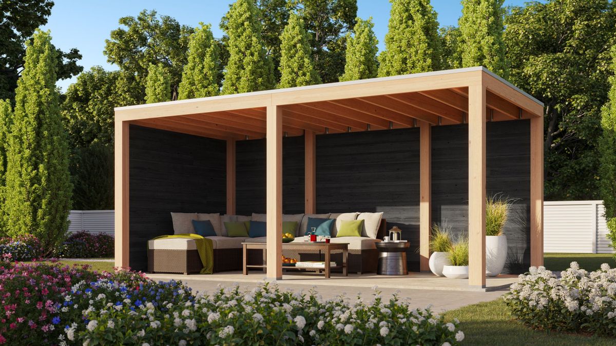 WoodAcademy douglas overkapping Moonstone Essential nero