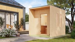 Karibu 196 Laguna buitensauna Foto van Karibu 196 Laguna buitensauna