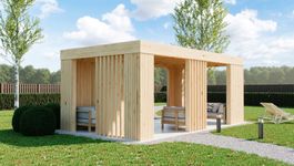 Azalp hölzern Überdachung Diederik Foto von