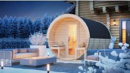 Ilogreen Fasssauna Heidi Foto von Ilogreen Fasssauna Heidi