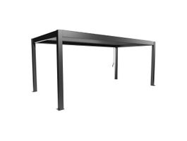 Foto van Biohort Pergola 600 x 300 cm Donkergrijs metallic