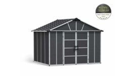 Palram – Canopia Yukon Kunststoff Gartenhaus Foto von Palram – Canopia Yukon Kunststoff Gartenhaus