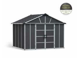 Palram – Canopia Yukon Kunststoff Gartenhaus Foto von Palram – Canopia Yukon Kunststoff Gartenhaus