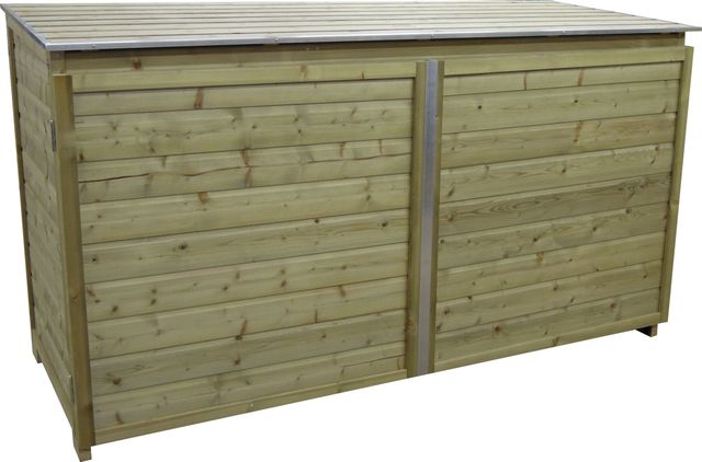 Lutrabox containerberging voor 3 afvalcontainers 260L