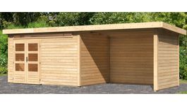 Foto van Karibu 83004 Kandern 7 tuinhuis met overkapping