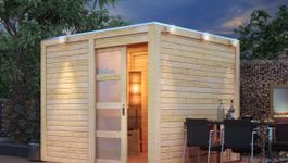 Karibu 88527 Qubic 2 Gartenhaus Foto von Karibu 88527 Qubic 2 Gartenhaus