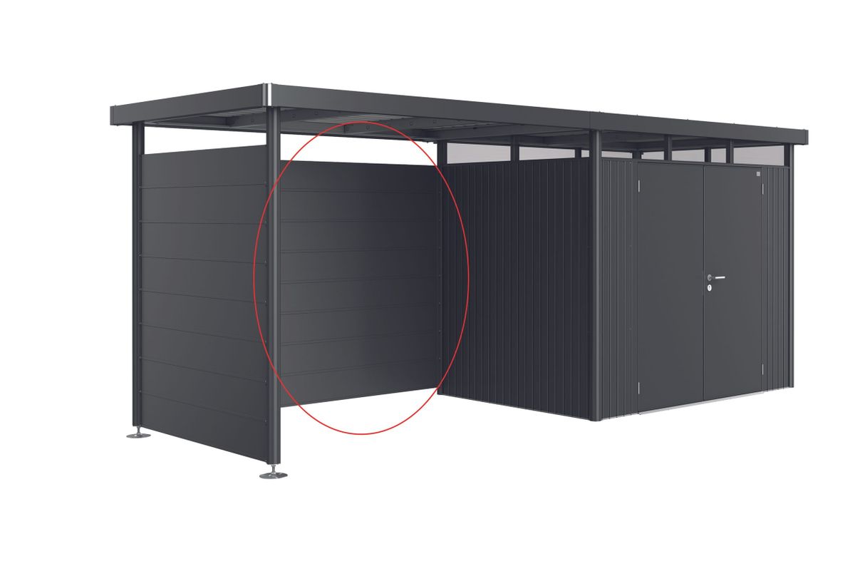 Biohort achterwand zijdak