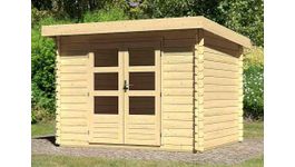 Karibu 73285 Bastrup 3 blokhut Foto van Karibu 73285 Bastrup 3 blokhut