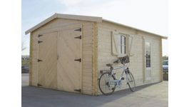 Foto van Solid S8944 Houten Garage