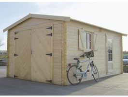 Foto van Solid S8944 Houten Garage