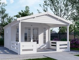 Foto von Interflex Blockhütte 3830 L - gestrichen