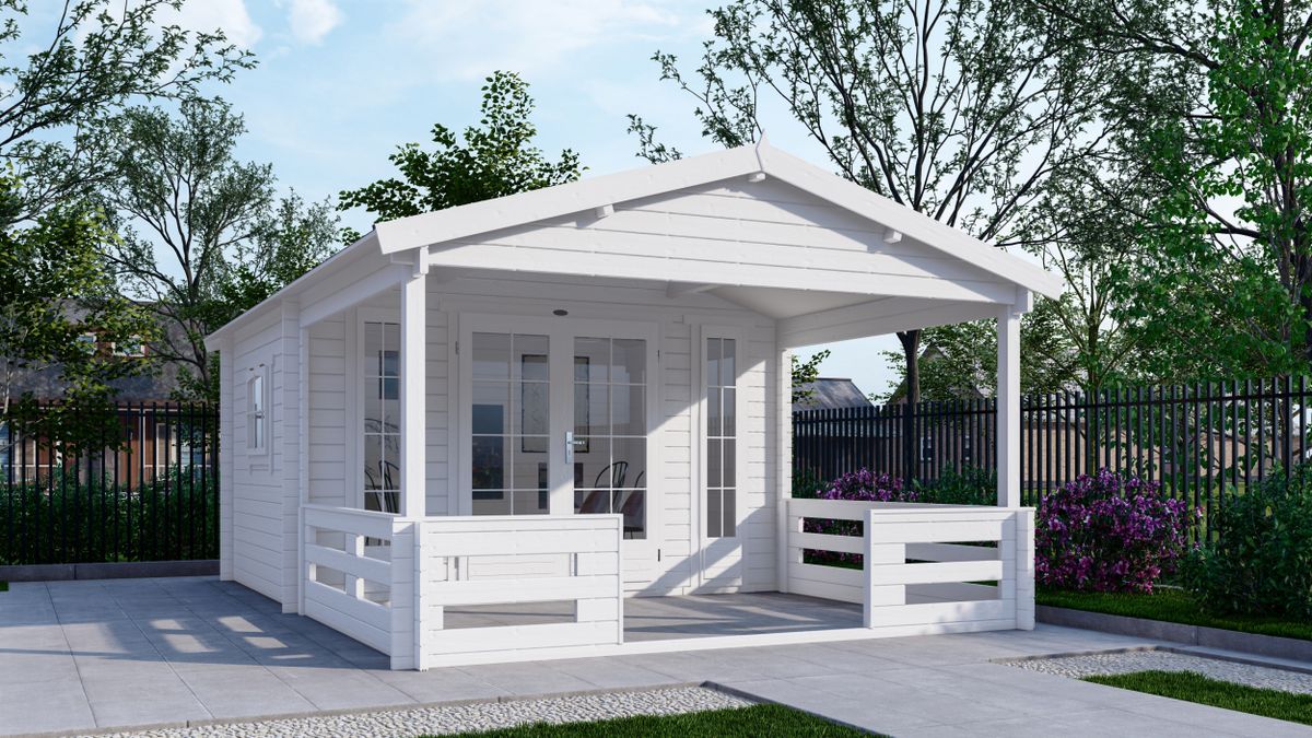 Interflex blokhut 3830 L - geverfd