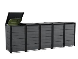 Keter Hide-Away 5x 240L Containerberging Foto van Keter Hide-Away 5x 240L Containerberging