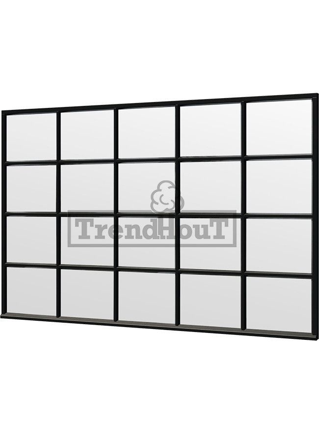Kirk and Michaels Steellook raam 3405x2200mm - zwart