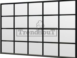 Kirk and Michaels Steellook Fenster 3405x2200 mm - Schwarz Foto von Kirk and Michaels Steellook Fenster 3405x2200 mm - Schwarz