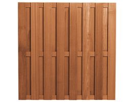 Azalp tuinscherm Bangkirai deluxe Foto van Azalp tuinscherm Bangkirai deluxe