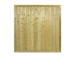 Foto van Azalp tuinscherm vurenhout dicht rhombus