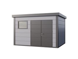 Telluria Classico Plus 3930 metalen tuinhuis Foto van Telluria Classico Plus 3930 metalen tuinhuis