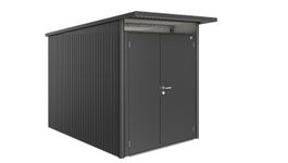 Biohort AvantGrande A3 metalen tuinhuis dubbele deur Foto van Biohort AvantGrande A3 metalen tuinhuis dubbele deur