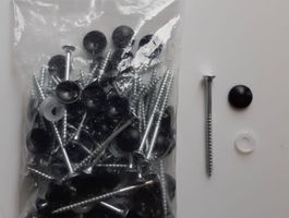 Foto van Onduvilla schroevenset zwart