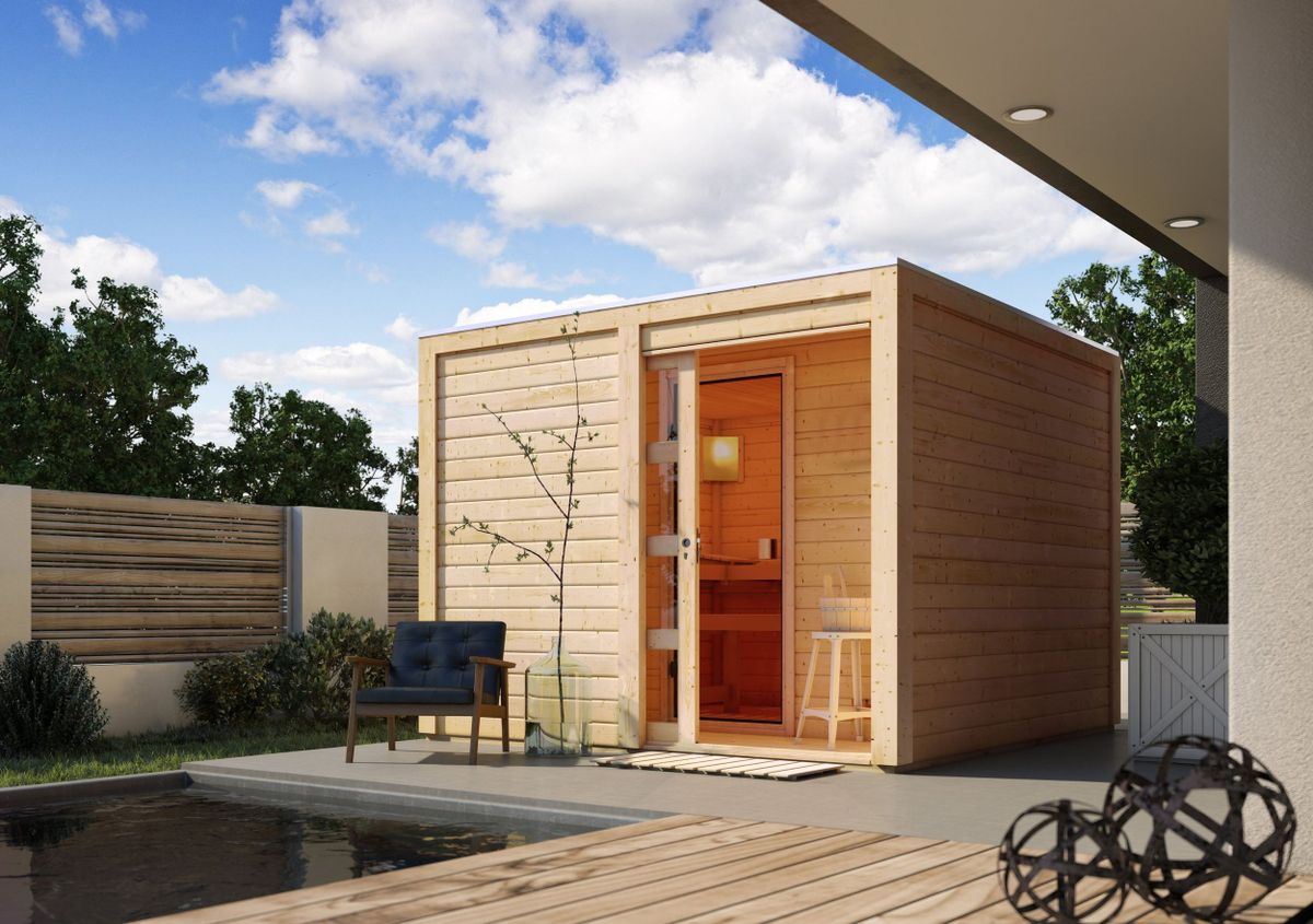 Karibu 80796 Cuben Saunahaus