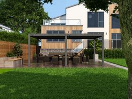 Porchenzo Paros Max aluminium Pergola Foto von Porchenzo Paros Max aluminium Pergola