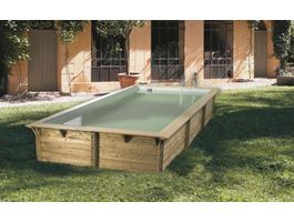 Foto van Ubbink Azura 505 x 350 x 126 cm houten zwembad