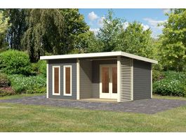 Karibu 33126 Radeburg 5 Gartenhaus - Terragrau Foto von Karibu 33126 Radeburg 5 Gartenhaus - Terragrau