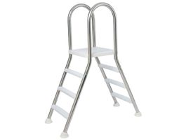 Foto van Flexinox A-frame trap met platform 3/3 treden - AISI 304