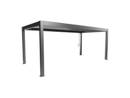 Foto van Biohort Pergola 600 x 300 cm Kwartsgrijs metallic