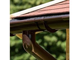 Foto von Interflex PVC Dachrinnenset Braun