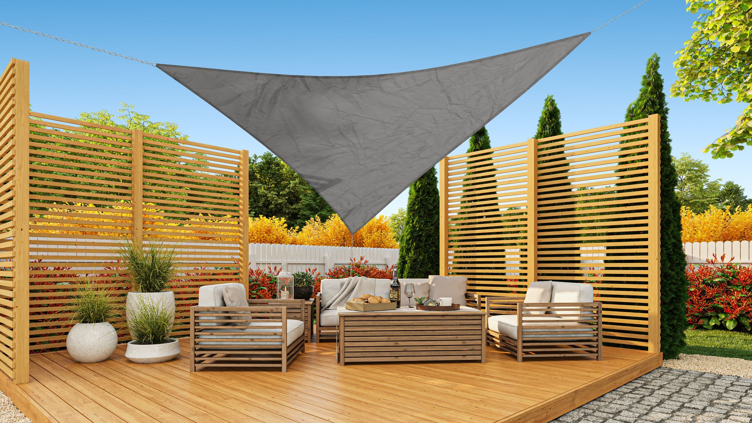 Foto van Nesling Dreamsail Schaduwdoek Driehoek