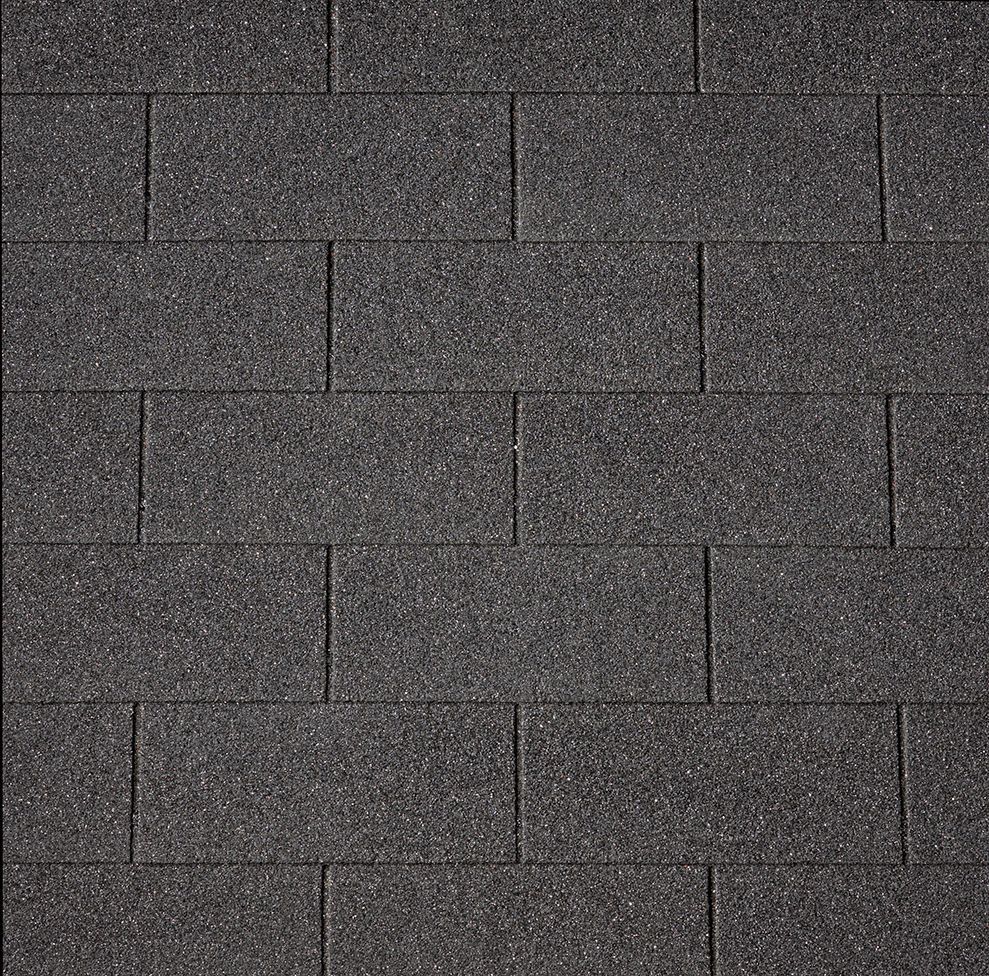 Interflex standaard shingles 3m² - zwart