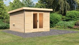 Karibu 35869 Mainburg 1 buitensauna Foto van Karibu 35869 Mainburg 1 buitensauna