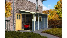 Karibu 73074 Wandlitz 4 Gartenhaus - Terragrau Foto von Karibu 73074 Wandlitz 4 Gartenhaus - Terragrau