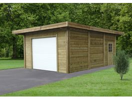 Foto van Solid S7756 Houten Carport