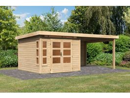 Foto von Karibu 31544 Kastorf 6 Gartenhaus mit Anbaudach